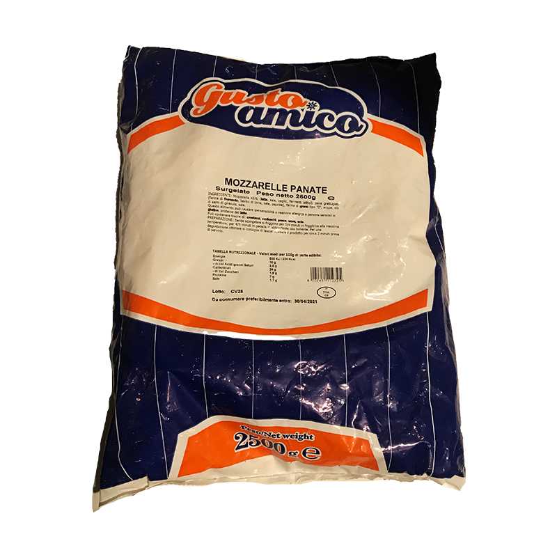 MOZZARELLE PANATE CONG. 5KG 奶酪球丸